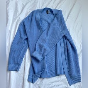 H&M blue knitted cardigan, women’s size S